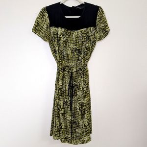 Proenza Schouler silk print dress